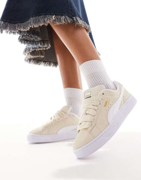 Puma - Sneakers in camoscio bianco sporco XL - view 1