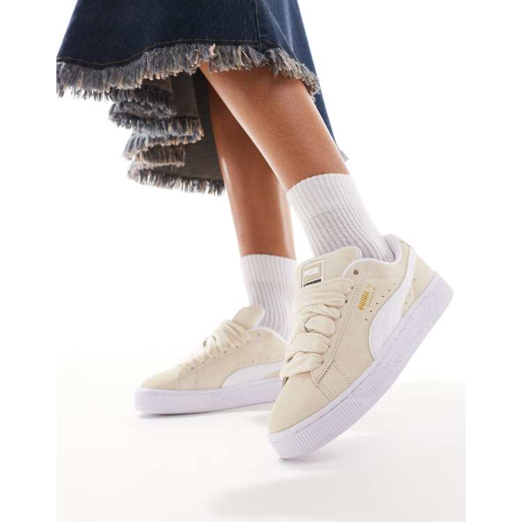 Puma Sneakers in camoscio bianco sporco XL ASOS