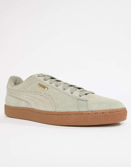 Puma - Sneakers in camoscio con suola in gomma grigie 36534747