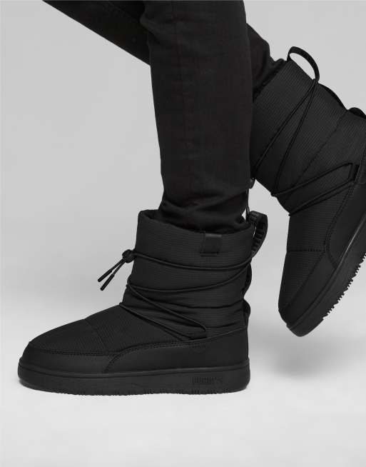 Puma Snowbae boots in puma black shadow gray ASOS