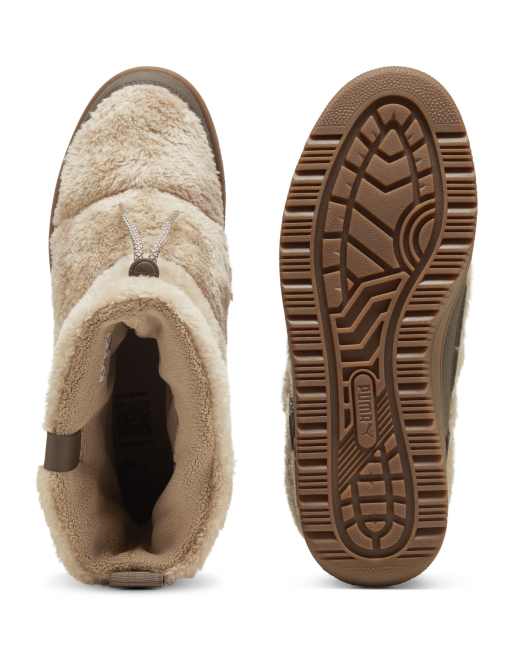 Puma Snowbae suede boots women in birch-matte bronze, 4 of 6