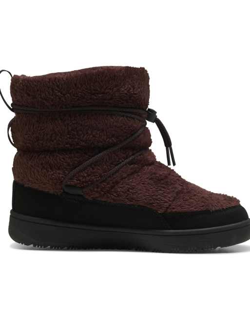 Puma Snowbae suede boots women in chocolate fondue-puma black, 5 of 6