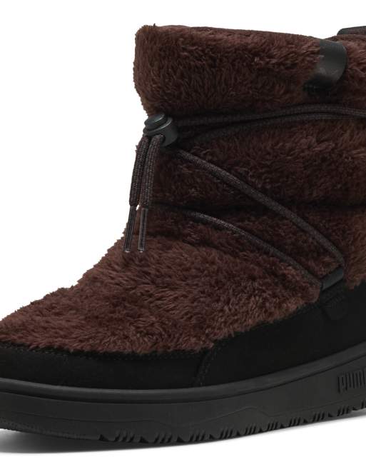 Puma Snowbae suede boots women in chocolate fondue-puma black, 6 of 6