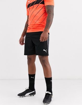 Puma Soccer shorts in black with gray 