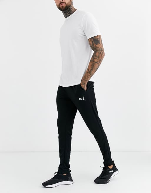 mens black puma sweatpants