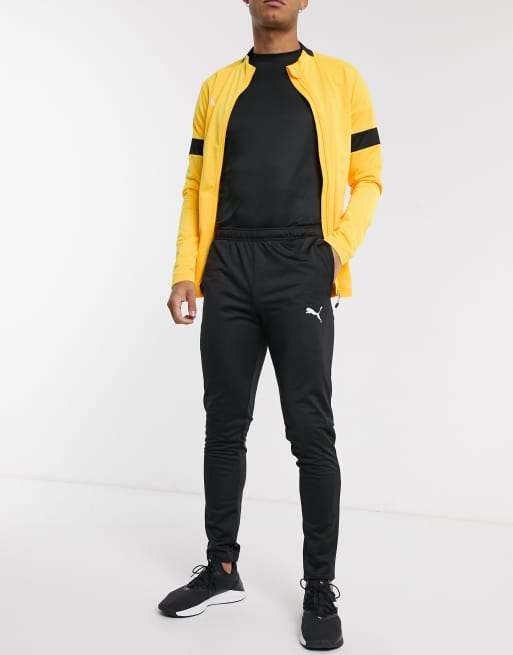 Puma black and store yellow tracksuit