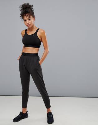 Puma Soft Sport Drapey Pants In Black | ASOS