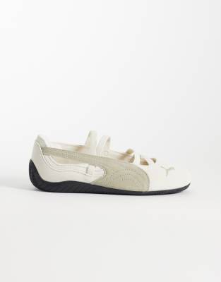PUMA - Speedcat - Ballerinas aus Wildleder in Beige-Neutral