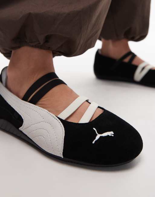 PUMA – Speedcat – Ballerinas in Schwarz und Weiß, 4 von 5