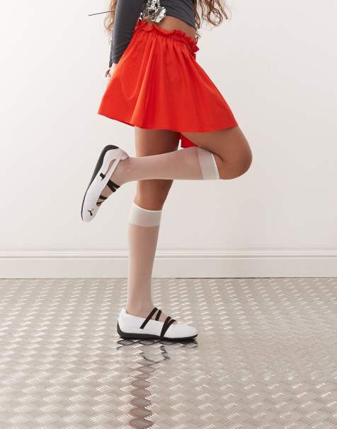 PUMA – Speedcat – Ballerinas in Weiß - view 1