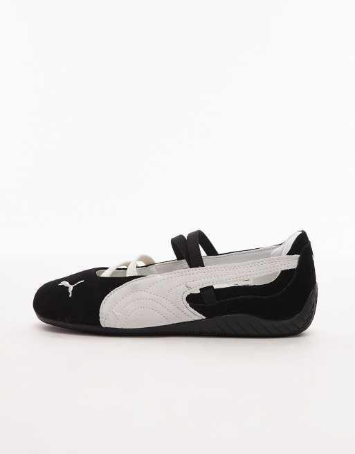PUMA - Speedcat - Ballerina's in zwart en wit, 2 van 5