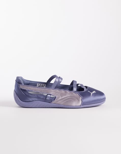 PUMA - Speedcat - Ballerine in raso lilla - view 1