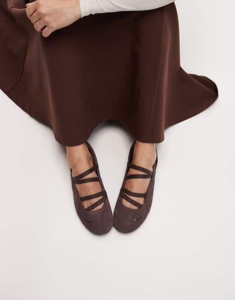 PUMA - Speedcat - Ballerine pitonate marrone cioccolato - view 1