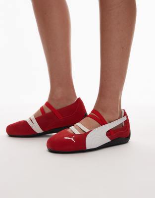 PUMA - Speedcat Ballet - Ballerines - Rouge