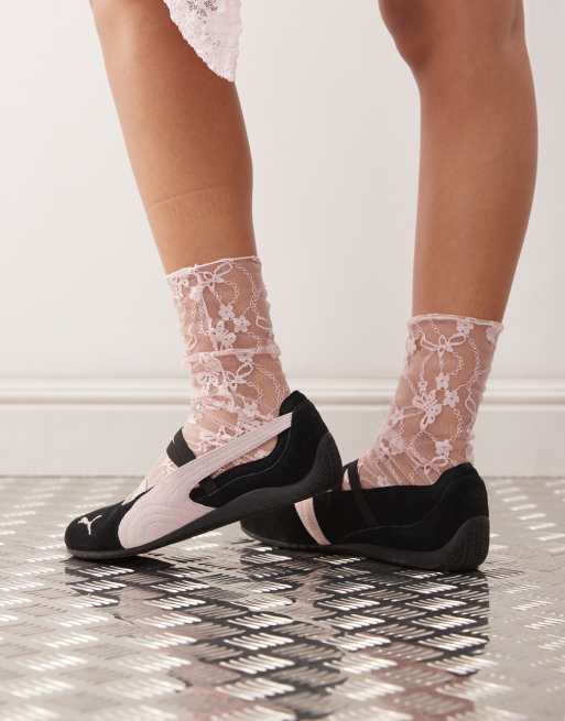 PUMA – Speedcat – Ballerinas in Schwarz