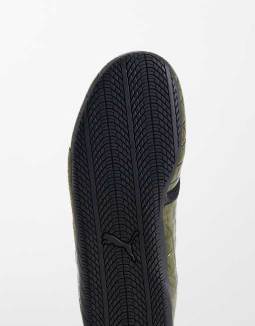 Puma Speedcat ballet flats in green croc print, 4 of 5