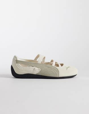 Puma Speedcat Ballet Flats In White
