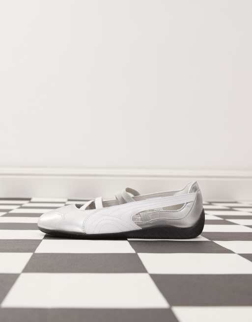 PUMA Speedcat Ballet flats in metallic silver, 2 of 5