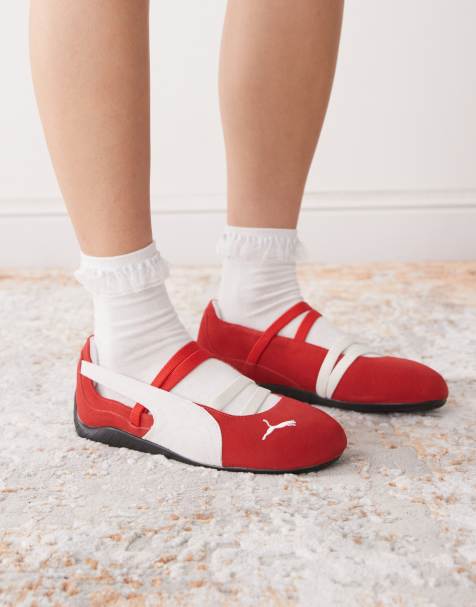 Puma Speedcat ballet flats in red - view 1