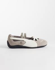 Puma Speedcat ballet flats in taupe suede