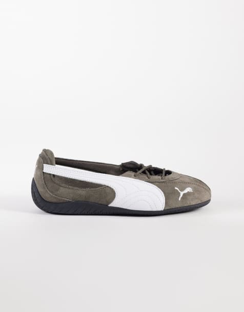 PUMA - Speedcat Ballet Nova - Flade brune ballerina-sneakers - view 1