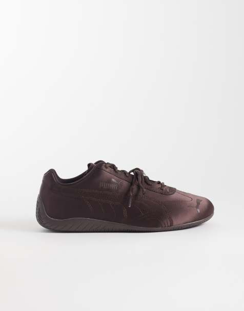PUMA - Speedcat - Baskets en satin - Marron chocolat - view 1