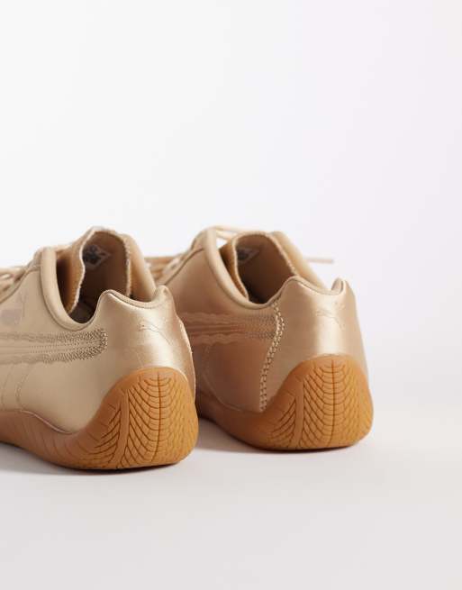 PUMA - Speedcat - Beige sneakers i satin, 2 af 5