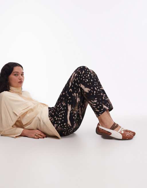 PUMA - Speedcat Doelette - Ballerina's van ponyhaar in hertenprint, exclusief bij ASOS, 5 van 5