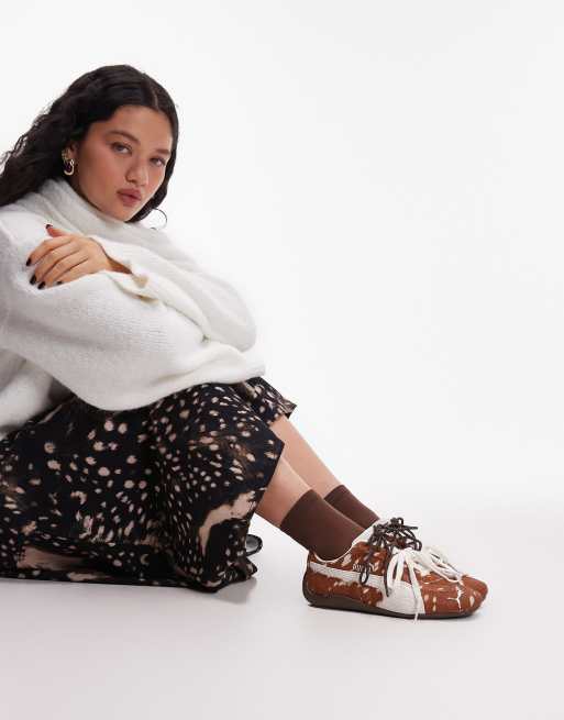 PUMA – Speedcat – Doelette – Rådjursmönstrade sneakers i läder, exklusivt hos ASOS, 3 av 6