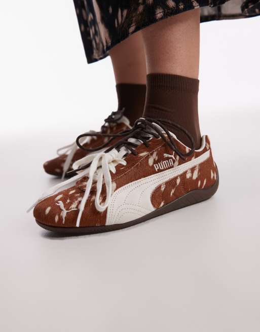 PUMA – Speedcat – Doelette – Rådjursmönstrade sneakers i läder, exklusivt hos ASOS, 4 av 6