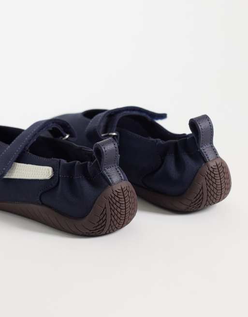 Puma Speedcat Fleur baller flats in blue nylon, 4 of 5
