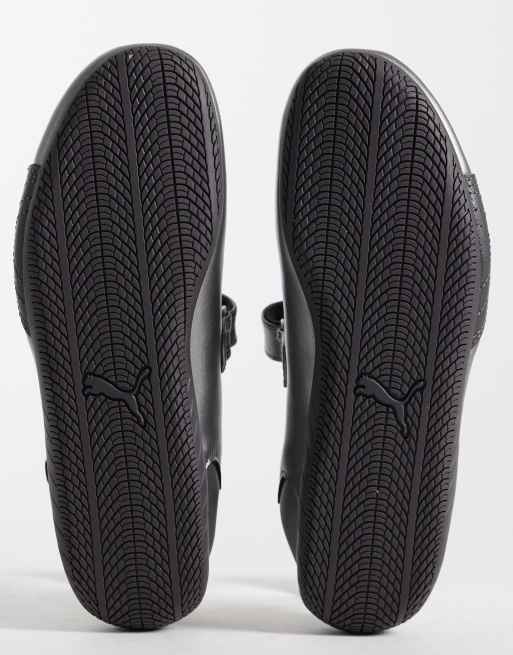 Puma Speedcat Fleur ballet flats in metallic silver, 4 of 5