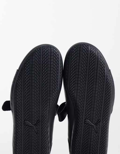 PUMA - Speedcat Fleur - Sorte flade ballerinaer i læder, 4 af 5