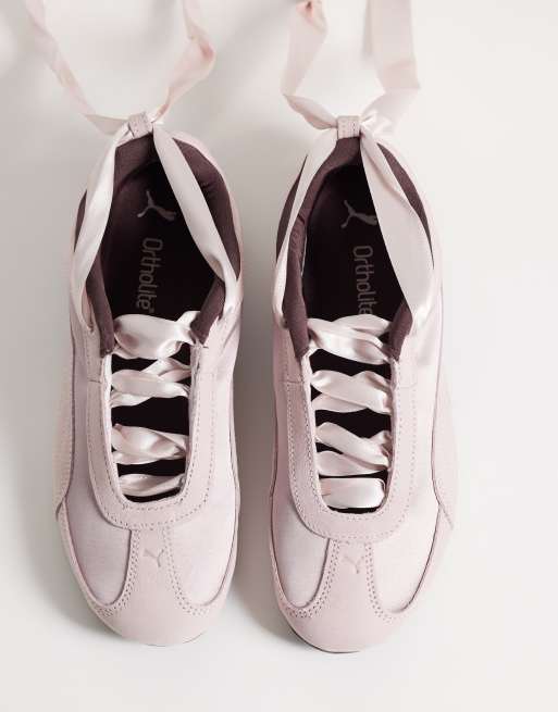 Puma Speedcat Go Etoile sneakers with lace detail in pink, 2 of 5