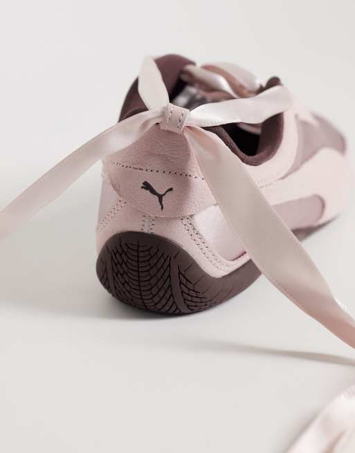 Puma Speedcat Go Etoile sneakers with lace detail in pink, 5 of 5