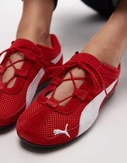 Puma Speedcat GO mary jane in red, 3 of 5