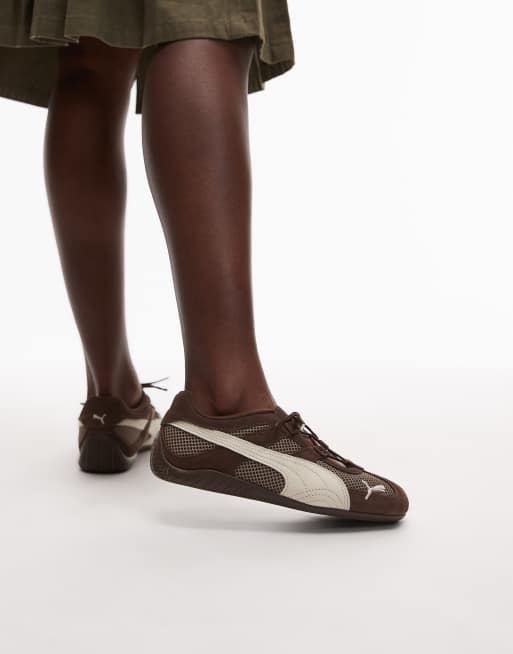 PUMA - Speedcat GO - Mary Jane sneakers in chocoladebruin, 5 van 5