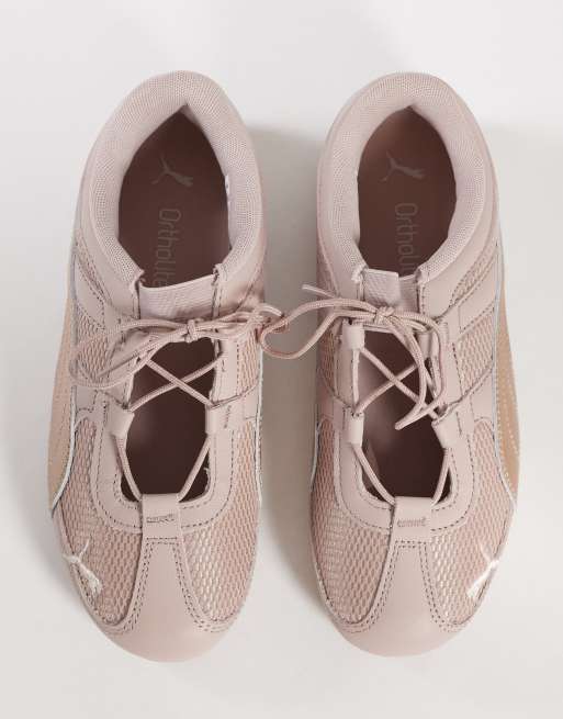 PUMA – Speedcat GO – Różowe metaliczne buty sportowe Mary Jane, 4 z 5