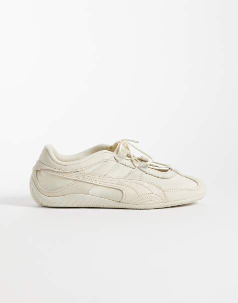 PUMA Speedcat Go sheer sneakers in beige - view 1