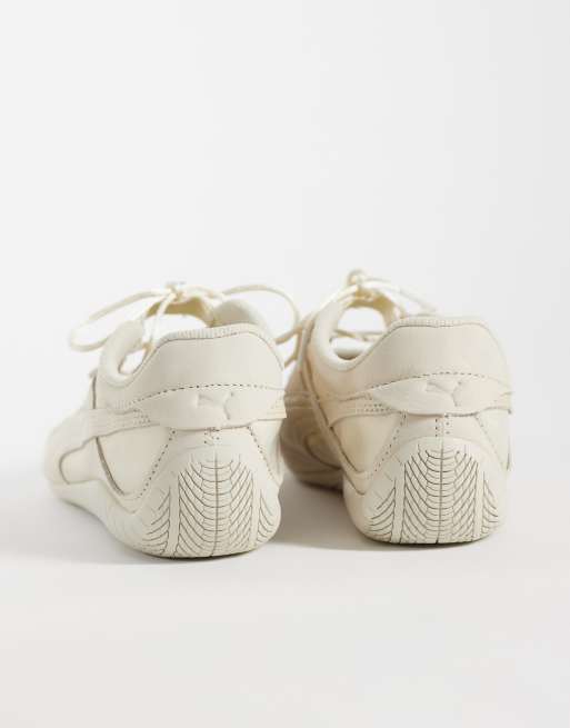 PUMA Speedcat Go sheer sneakers in beige, 4 of 5