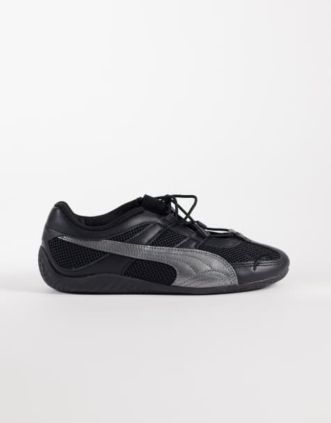 PUMA – Speedcat GO – Svarta, metalliska sneakers i Mary Jane-stil - view 1