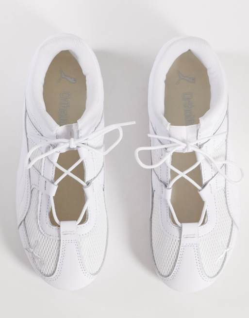 PUMA – Speedcat GO – Vita, metalliska sneakers i Mary Jane-stil, 3 av 5