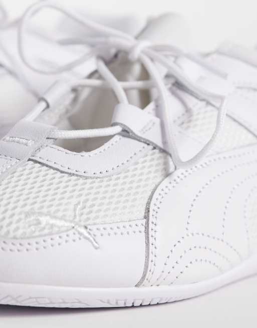 PUMA – Speedcat GO – Vita, metalliska sneakers i Mary Jane-stil, 4 av 5