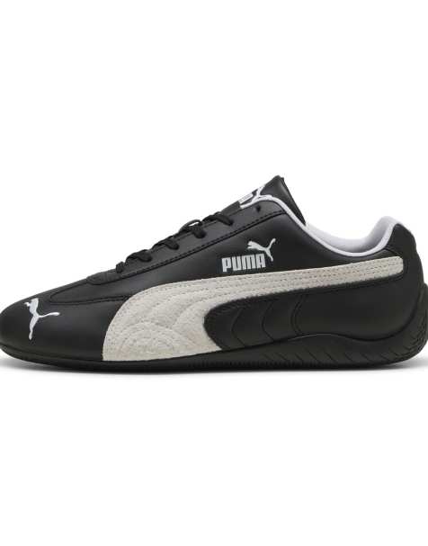 Puma Speedcat leather sneakers in puma black-puma white - view 1
