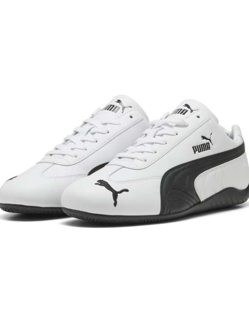 Puma Speedcat leather sneakers in puma white-puma black