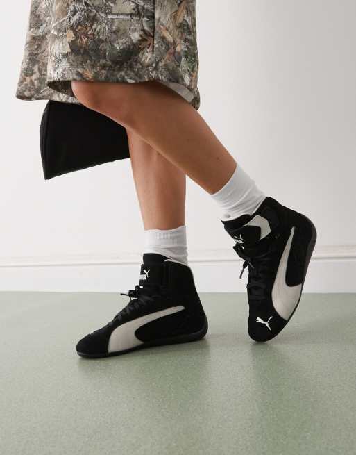 PUMA Speedcat Mid Sneakers in zwart ASOS