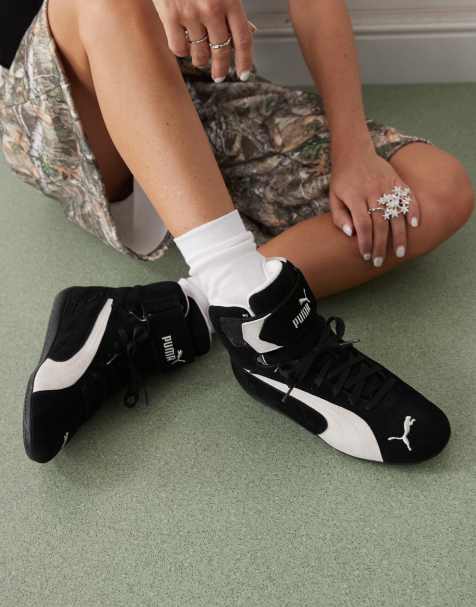 Puma Speedcat Mid trainers in black - view 1