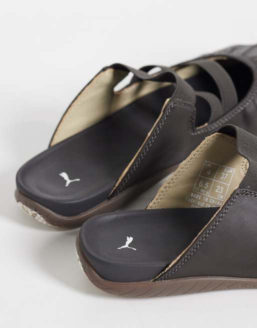 Puma Speedcat Mule ballet flats in brown, 3 of 5
