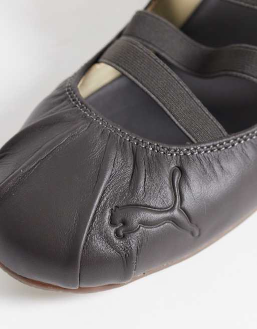 Puma Speedcat Mule ballet flats in brown, 4 of 5