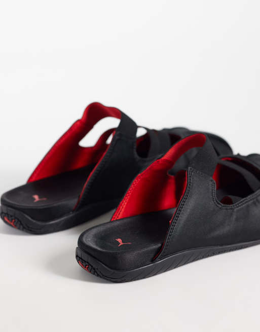 PUMA Speedcat Mule satin ballet flats in black, 4 of 5